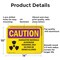 Signmission Radiation & Laser Sign, 10 in H x 14 in W, Aluminum, Rectangle OS-2PACK-CR-A-1014-L-10211 - alternate 4